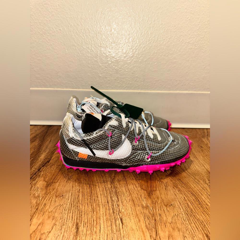 Nike Waffle Racer Off-White Black (Women's)